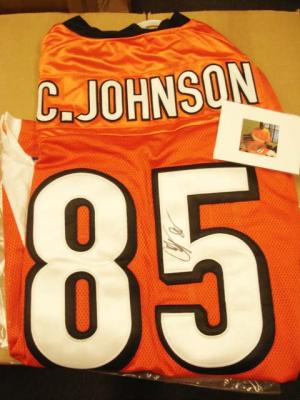 Chad (Ochocinco) Johnson autographed Cincinnati Bengals jersey
