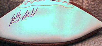 Bobby Bell (Chiefs) autographed full size white panel football