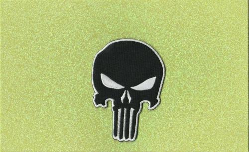SCULL PVC MORALES AIRSOFT 3D IRON ON PATCH