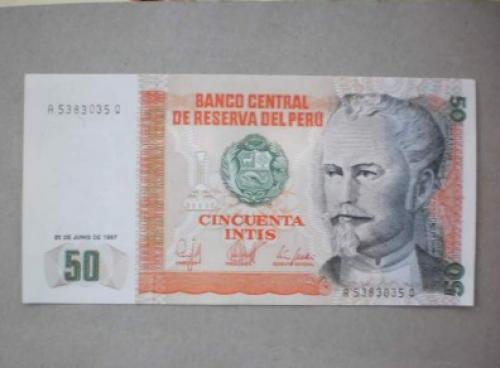 Peru-50 Intis -1987