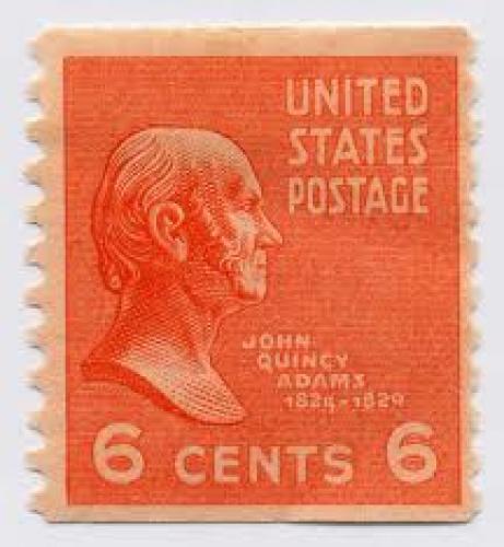 Stamps; Stamp.usa.adams; 6 cents