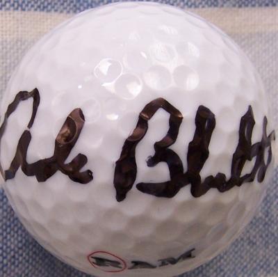 Amanda Blumenherst autographed golf ball