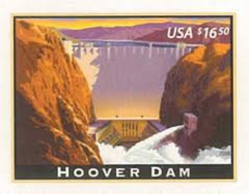 Stamps; USA Stamp, 2008 Hoover Dam Stamp, Place