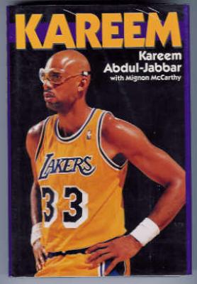 Kareem Abdul-Jabbar autographed KAREEM hardcover book