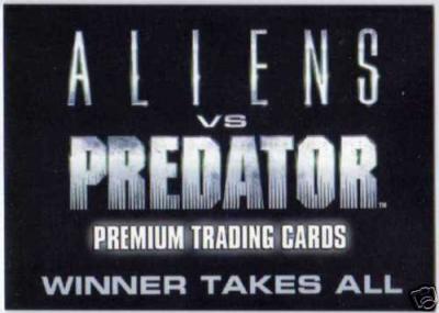 Aliens vs Predator 2007 Comic-Con promo card AP-SD2007