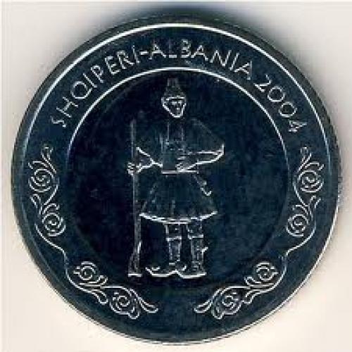 Coins;  Albania, 50 leke, 2004