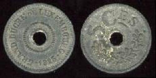 5 centimes 1915 (km 27); zinc