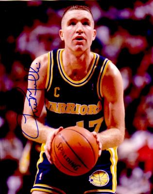 Chris Mullin autographed Golden State Warriors 8x10 photo