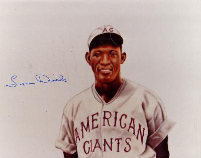 Lou Dials autographed Chicago American Giants 8x10 art print