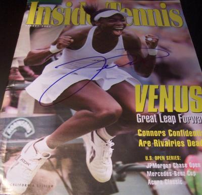 Venus Williams autographed 2005 Inside Tennis magazine
