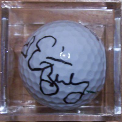 Erica Blasberg autographed golf ball