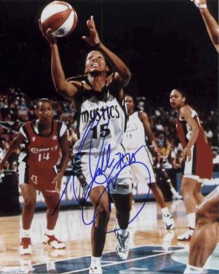 Nikki McCray autographed 8x10 WNBA Washington Mystics photo