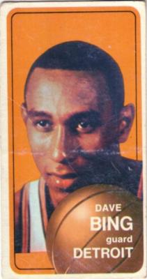 Dave Bing 1970-71 Topps card #125