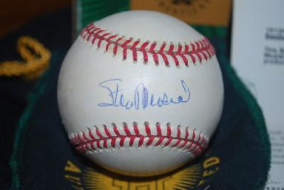 Stan Musial autographed NL baseball (UDA)