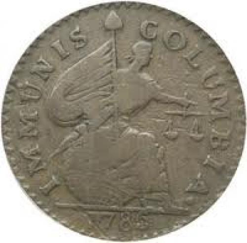 Coins; Obverse of 1786 Immunis Columbia Pattern