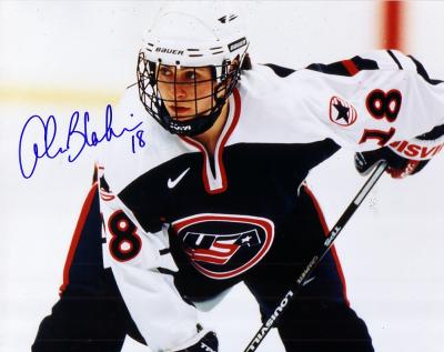 Alana Blahowski autographed 1998 USA Hockey 8x10 photo