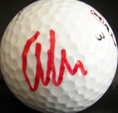 Anthony Kim autographed golf ball