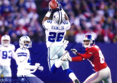 Ken Hamlin autographed Dallas Cowboys 5x7 photo