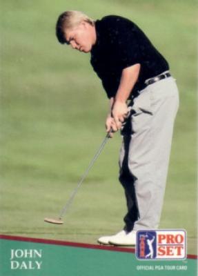 John Daly 1991 Pro Set golf Rookie Card