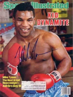 Mike Tyson autographed 1986 Sports Illustrated