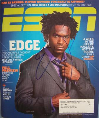 Edgerrin James autographed 2006 ESPN Magazine