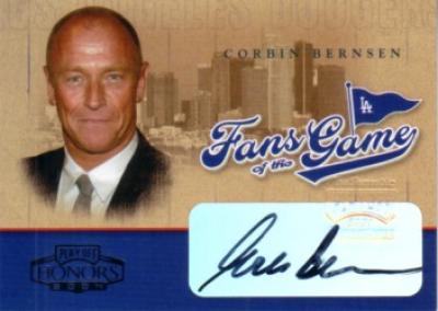 Corbin Bernsen Donruss certified autograph card