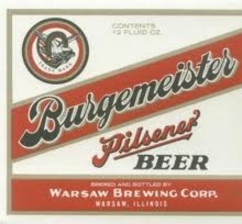 Vintage 4 1/2" wide beer label. Circa 1950.