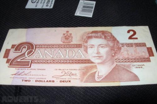 Canada 2 dollar-1986