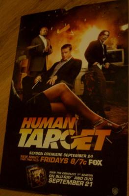 Human Target 2010 Comic-Con promo poster