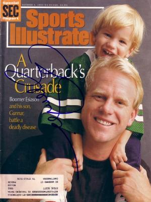 Boomer Esiason autographed New York Jets 1993 Sports Illustrated