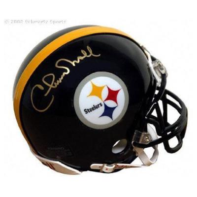 Chuck Noll autographed Pittsburgh Steelers mini helmet