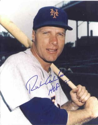 Richie Ashburn autographed 8x10 New York Mets photo