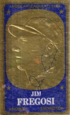 Jim Fregosi autographed Angels 1965 Topps Embossed card