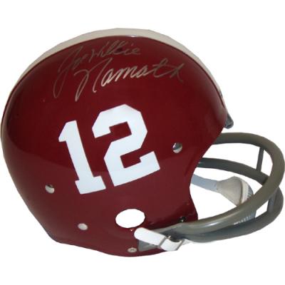 Joe Willie Namath autographed Alabama mini helmet