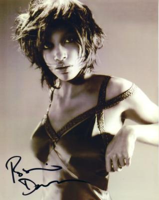Rosario Dawson autographed sexy 8x10 black & white photo