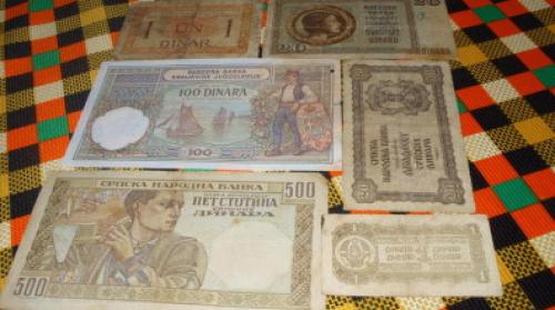 Lot banknote Yugoslavia-6 pcs. 1919-1944