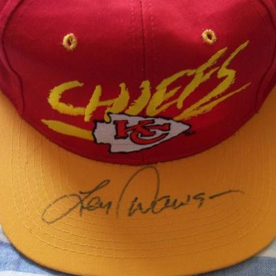 Len Dawson autographed Kansas City Chiefs cap
