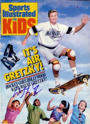 Wayne Gretzky autographed Los Angeles Kings Sports Illustrated for Kids magazine