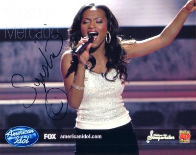 Syesha Mercado autographed 2008 American Idol 8x10 photo