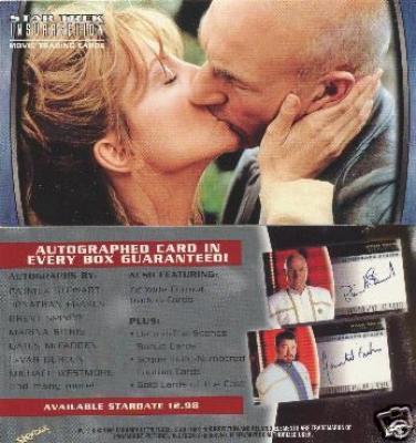 Star Trek Insurrection 1998 SkyBox promo card