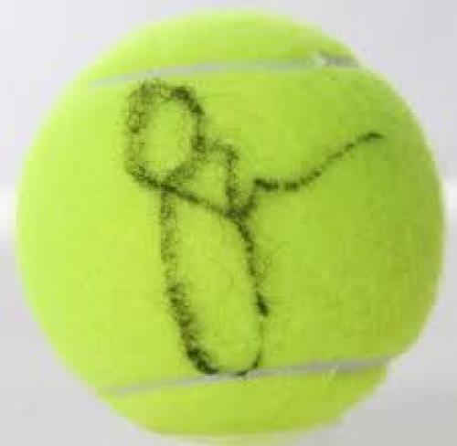 Memorabilia; Serena Williams Autographed Tennis Ball JSA