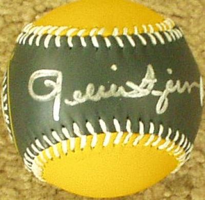 Rollie Fingers autographed Oakland A's baseball