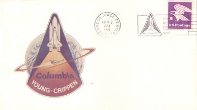 1981 Space Shuttle Columbia STS-1 launch NASA cachet cover