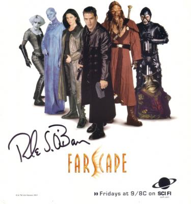 Rockne S. O'Bannon autographed Farscape cast photo