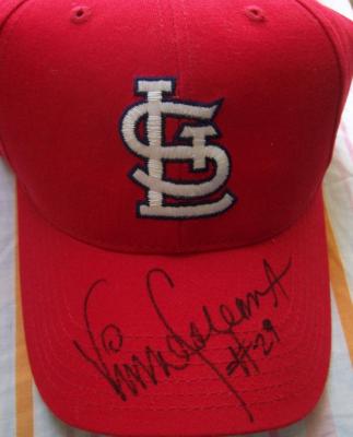 Vince Coleman autographed St. Louis Cardinals cap