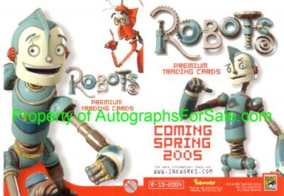 Robots movie 2004 Comic-Con promo card R-SD-2004