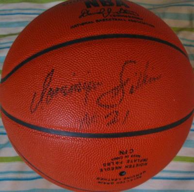Dominique Wilkins autographed NBA game model basketball (full name signature)