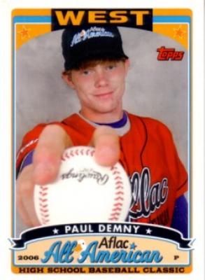 Paul Demny 2006 AFLAC Topps Rookie Card