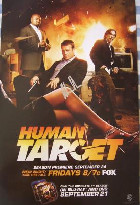 Mark Valley autographed Human Target 2010 Comic-Con poster
