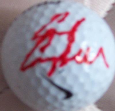 Chad Campbell autographed Nike golf ball